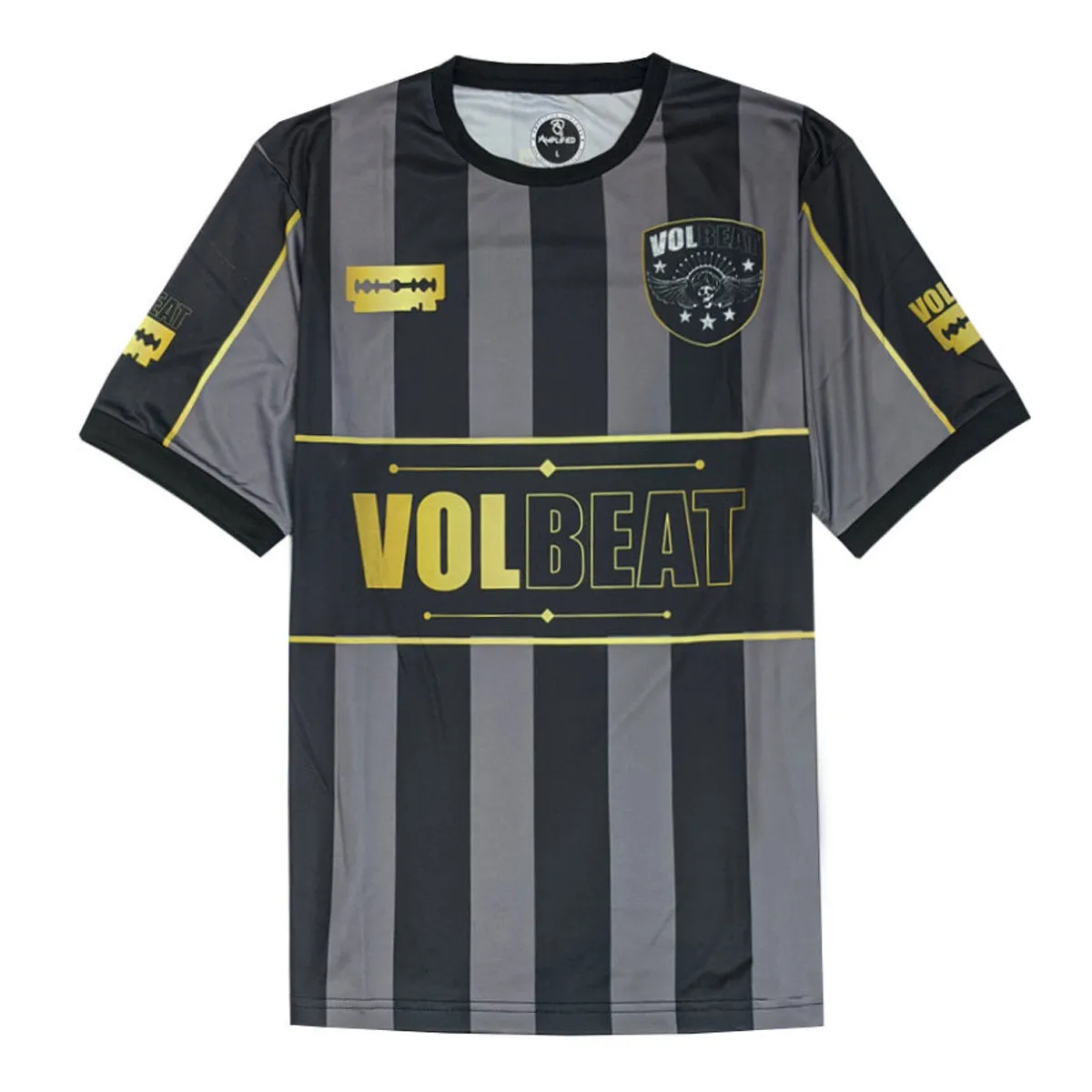 Amplified Mens Blade 19 Rock FC Volbeat T-Shirt