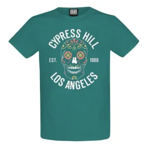 Amplified Unisex Adult Floral Skull Cypress Hill T-Shirt