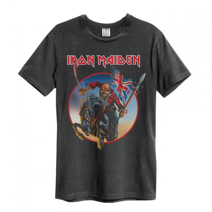 Amplified Unisex Adult Trooper on Steed Iron Maiden T-Shirt