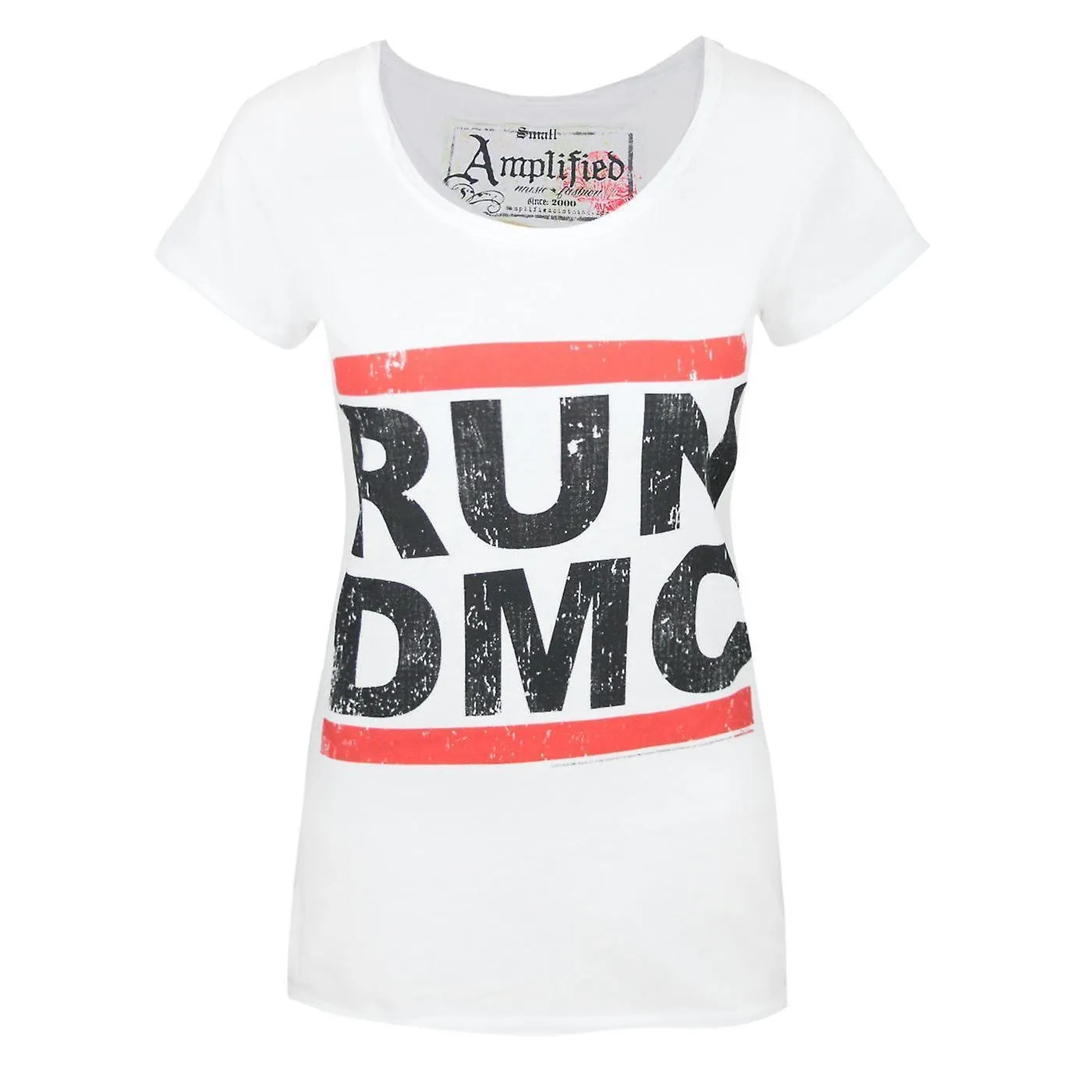 Amplified Womens/Ladies Run DMC Logo T-Shirt