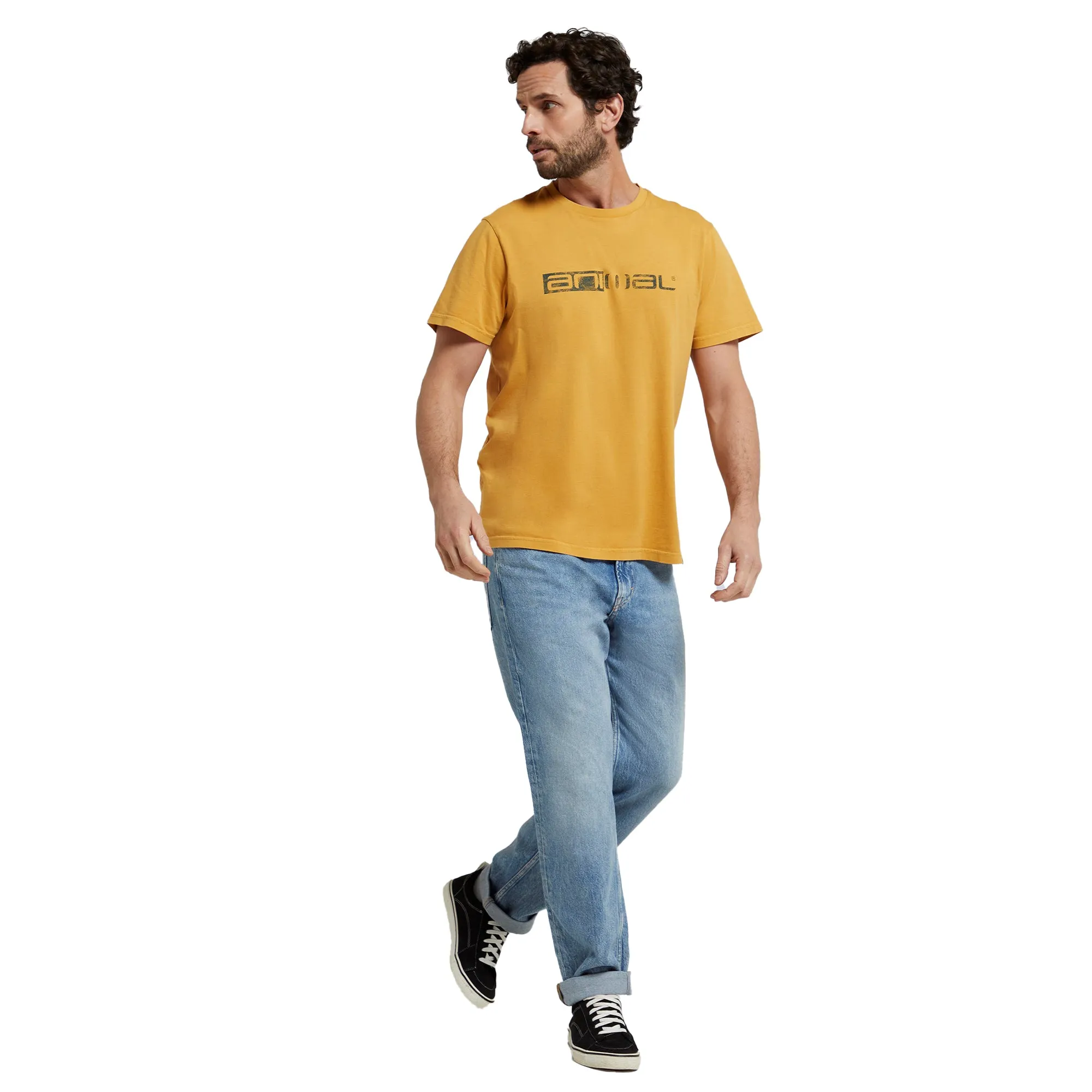 Animal Mens Jacob Back Print Organic Logo T-Shirt