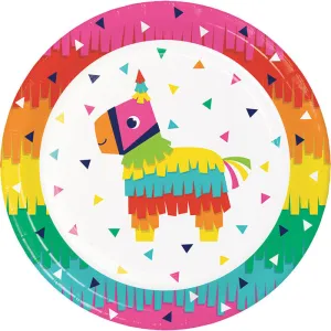 Bulk Fiesta Fun Paper Dinner Plates (96 per Case)
