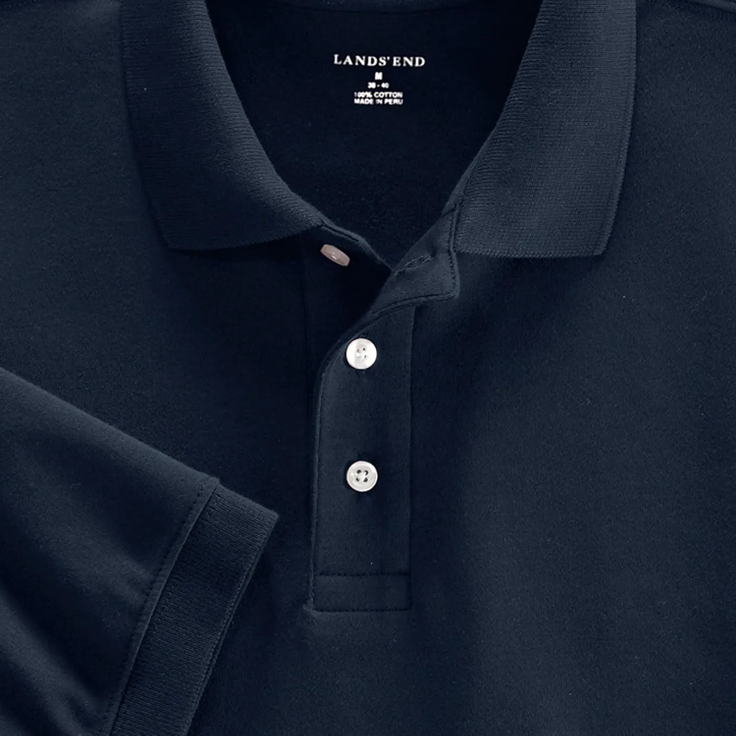 Lands' End School Uniform Women's Short Sleeve Interlock Polo Shirt