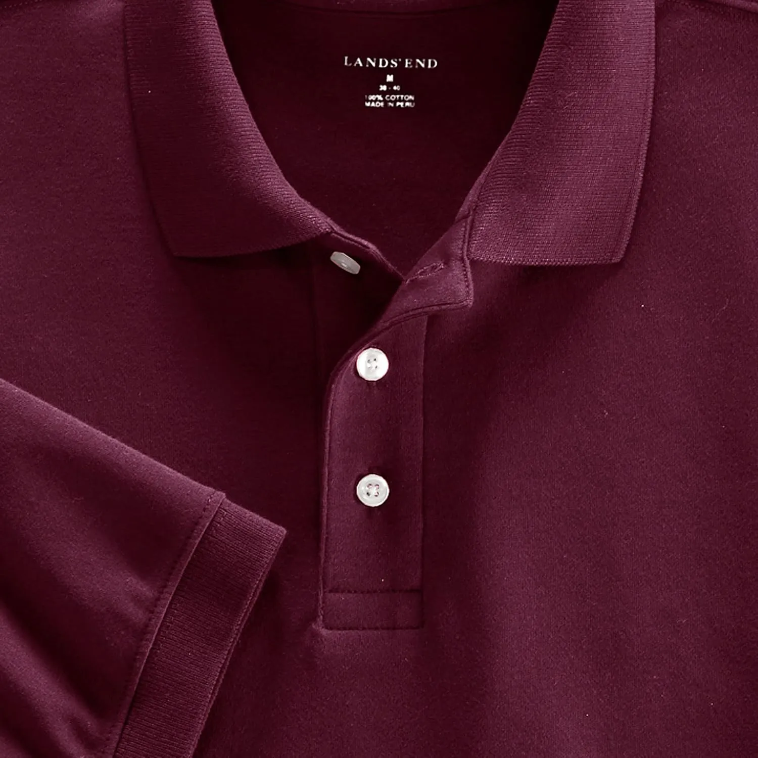 Lands' End School Uniform Women's Short Sleeve Interlock Polo Shirt