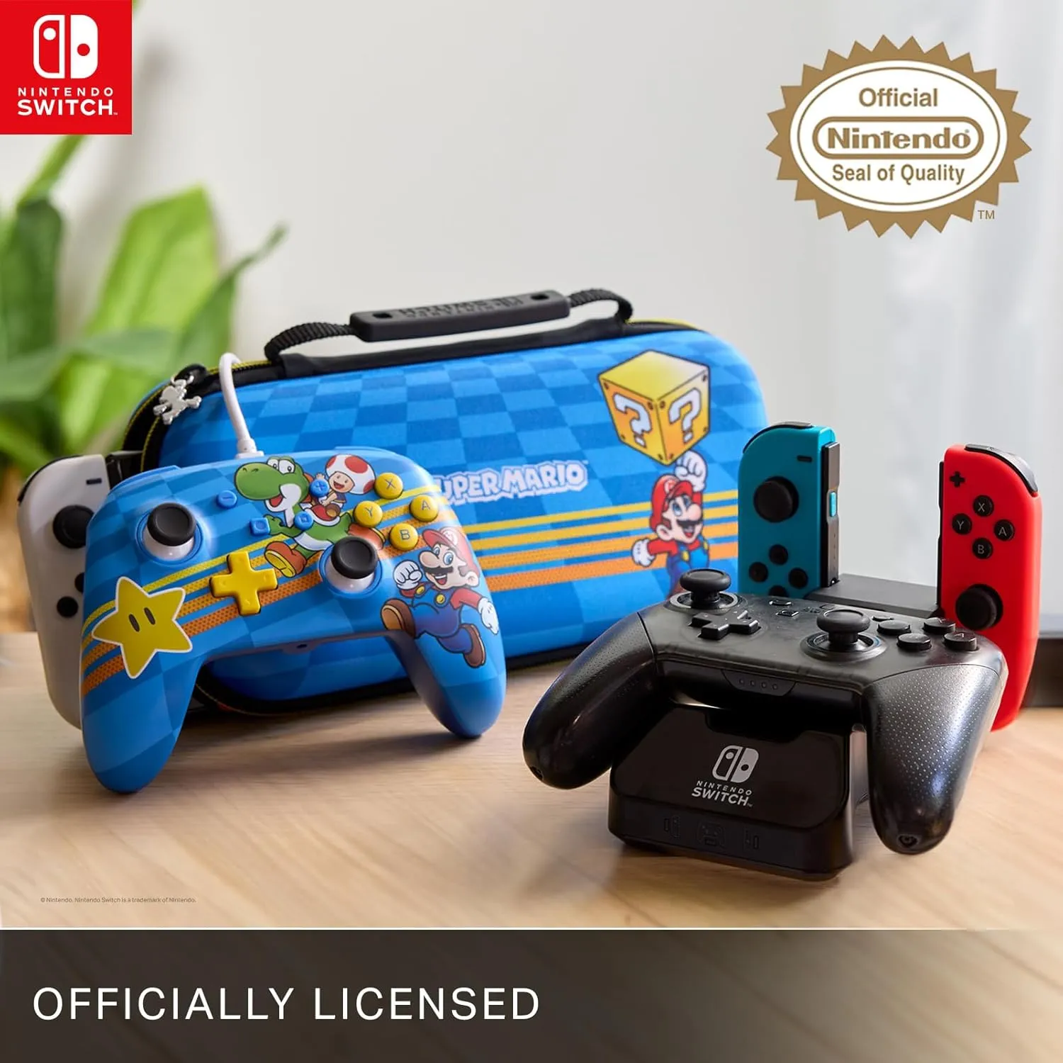 PowerA Enhanced Wired Controller for Nintendo Switch - Donkey Kong Flex, Gamepad, game controller, wired controller, officially licensed