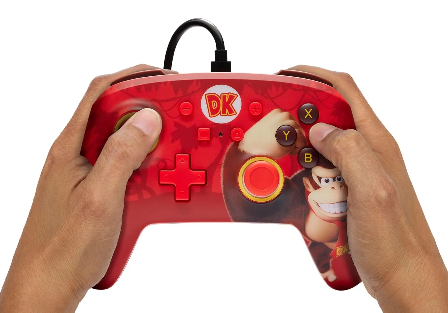 PowerA Enhanced Wired Controller for Nintendo Switch - Donkey Kong Flex, Gamepad, game controller, wired controller, officially licensed
