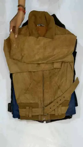 Suede & Leather mixed winter jackets(NS-100)